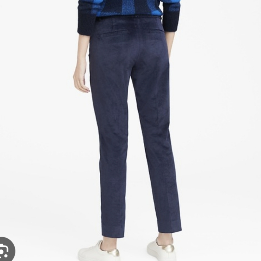 Blue Velvet Banana Republic Sloan Pants
